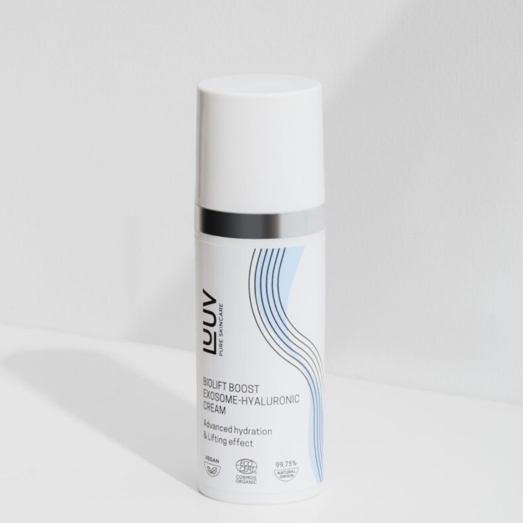 Luuv Kiinteyttävä kasvovoide eksosomeilla ja hyaluronihapolla 50ml (COSMOS ECOCERT)-Luuv-Kauneustori