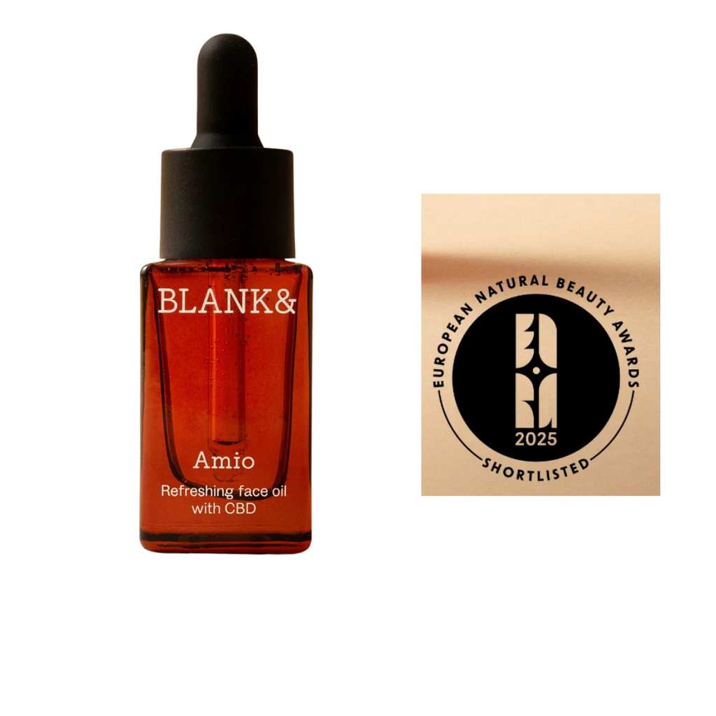 Blank& Amio – Raikastava kasvoöljy CBD:llä, 15 ml-Blank&-Kauneustori