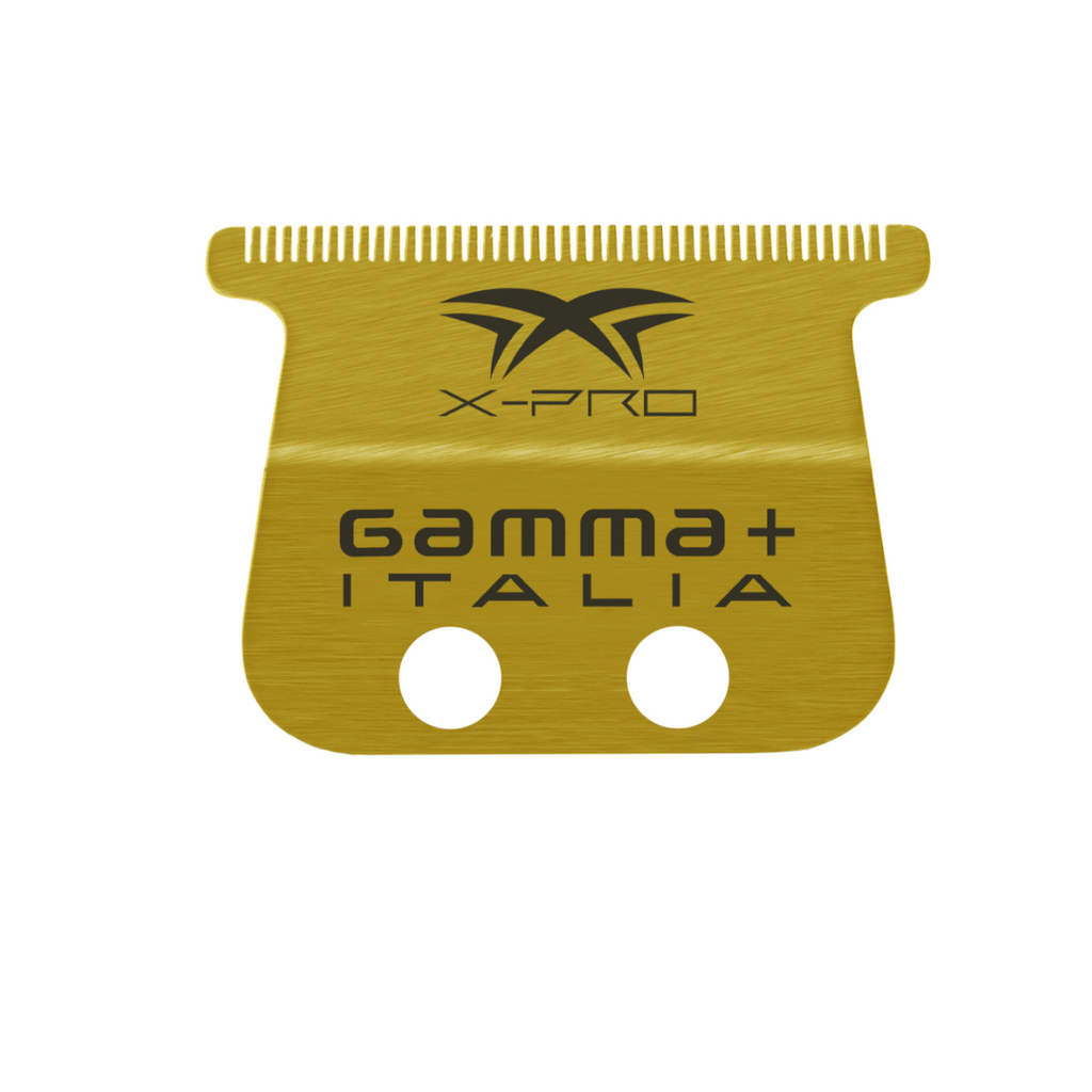 GAMMA+ X‑Pro Gold Titan Fade‑terä-Gamma +-Kauneustori