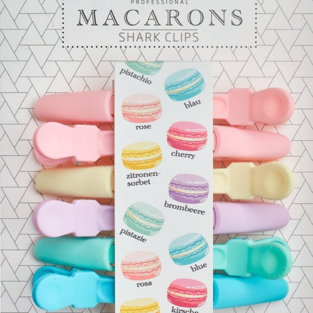 Macarons jaotteluklipsit 6 kpl-Efalock-Kauneustori