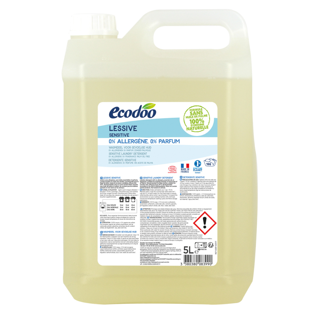 Ecodoo RESPECT hajusteeton pyykinpesuaine, 5000 ml-Ecodoo-Kauneustori