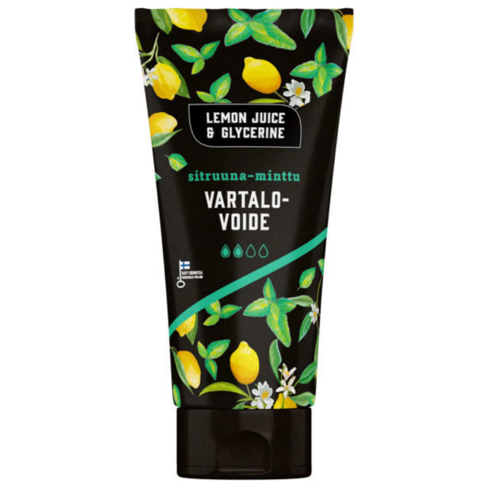 Lemon Juice & Glycerine Vartalovoide sitruuna-minttu 200ml-Lemon Juice & Glycerine-Kauneustori