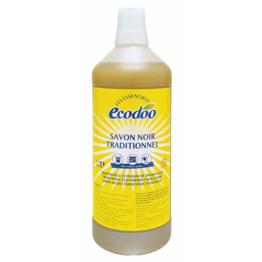 Ecodoo mustasaippua 1000 ml-Ecodoo-Kauneustori