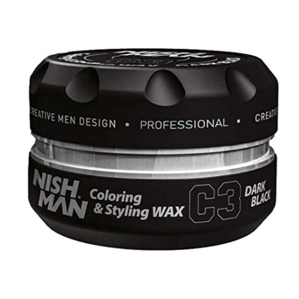 Nishman Coloring Wax C3 Dark Black 100ml-Kauneustori-Kauneustori
