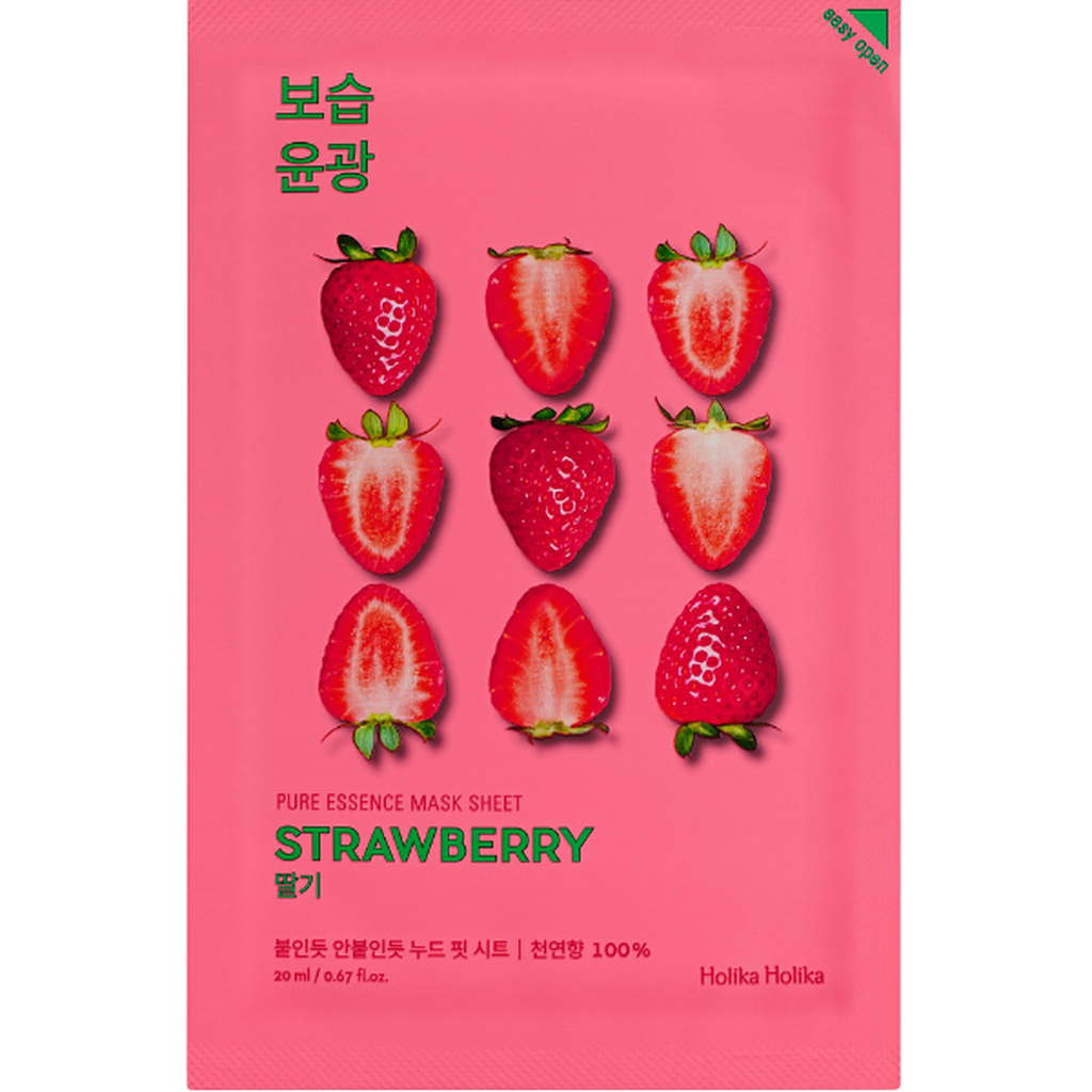 Holika Holika Pure Essence Mask Sheet Strawberry Sheet Strawberry-Holika Holika-Kauneustori