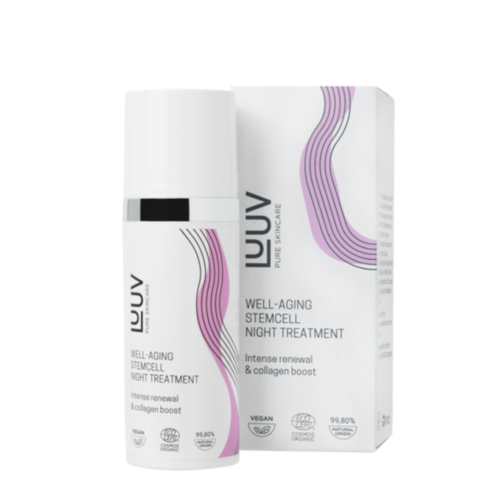 Luuv Virkistävä yöhoito kantasoluilla, 50ml(COSMOS ECOCERT)-Luuv-Kauneustori