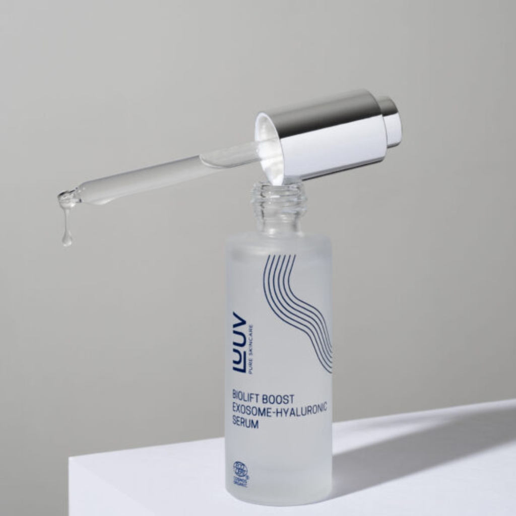 Luuv Kiinteyttävä seerumi eksosomeilla ja hyaluronihapolla, 30ml ( COSMOS Ecocert )-Luuv-Kauneustori