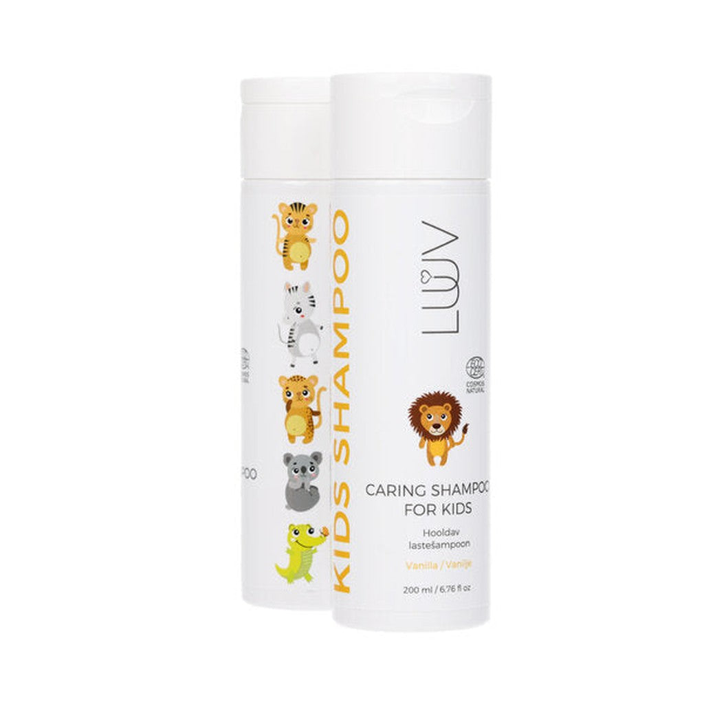 LUUV Lasten shampoo vanilja ECOCERT/COSMOS 200 ml-Luuv-Kauneustori