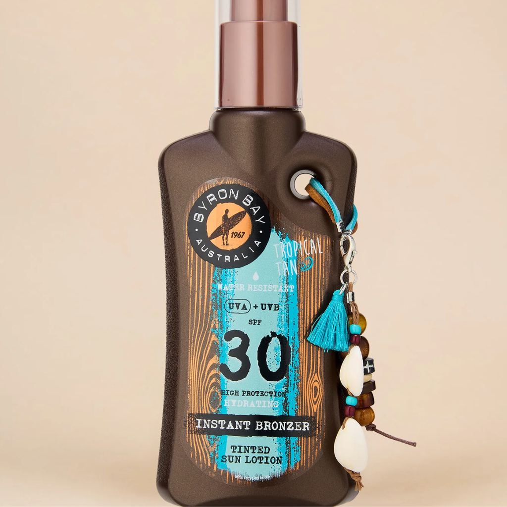 Byron Bay Bronze Glow – Sävyttävä Aurinkosuoja 200 ml-Byron Bay-Kauneustori