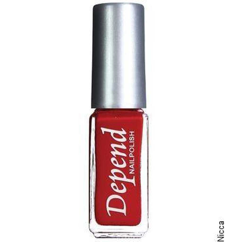 Depend Kynsilakka 040 Tummanpunainen, 5 ml-Depend-Kauneustori