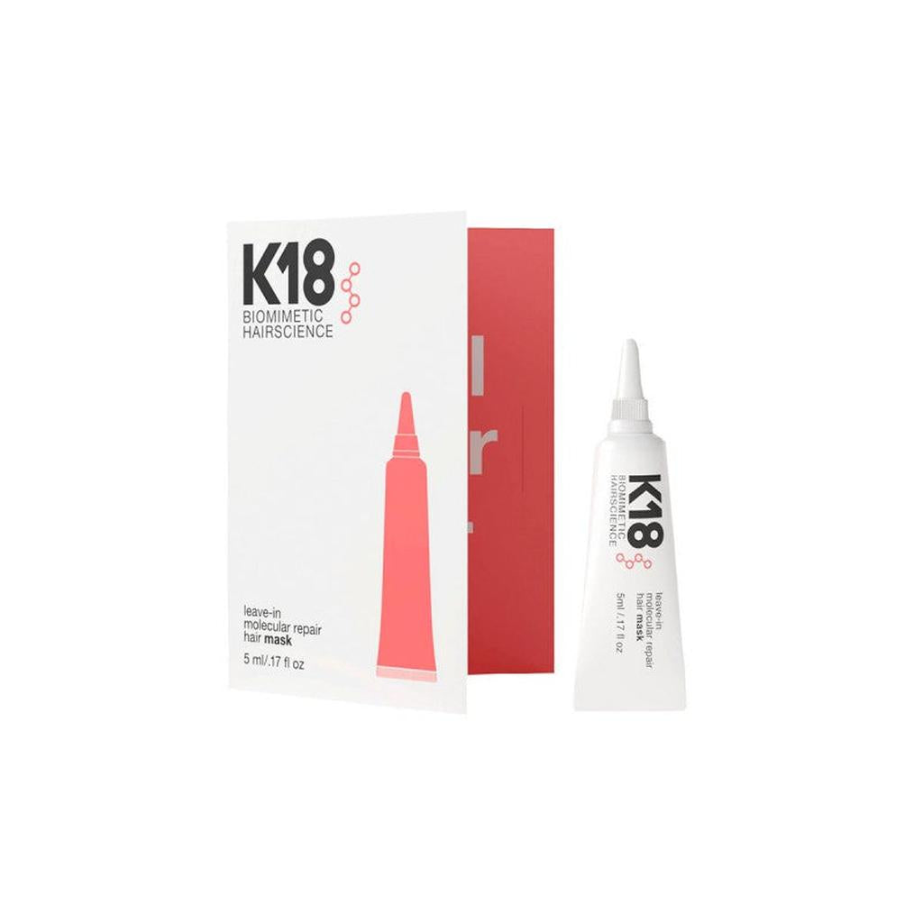 K18 HAIR LEAVE-IN MOLECULAR REPAIR MASK, 5 ml-K18-Kauneustori