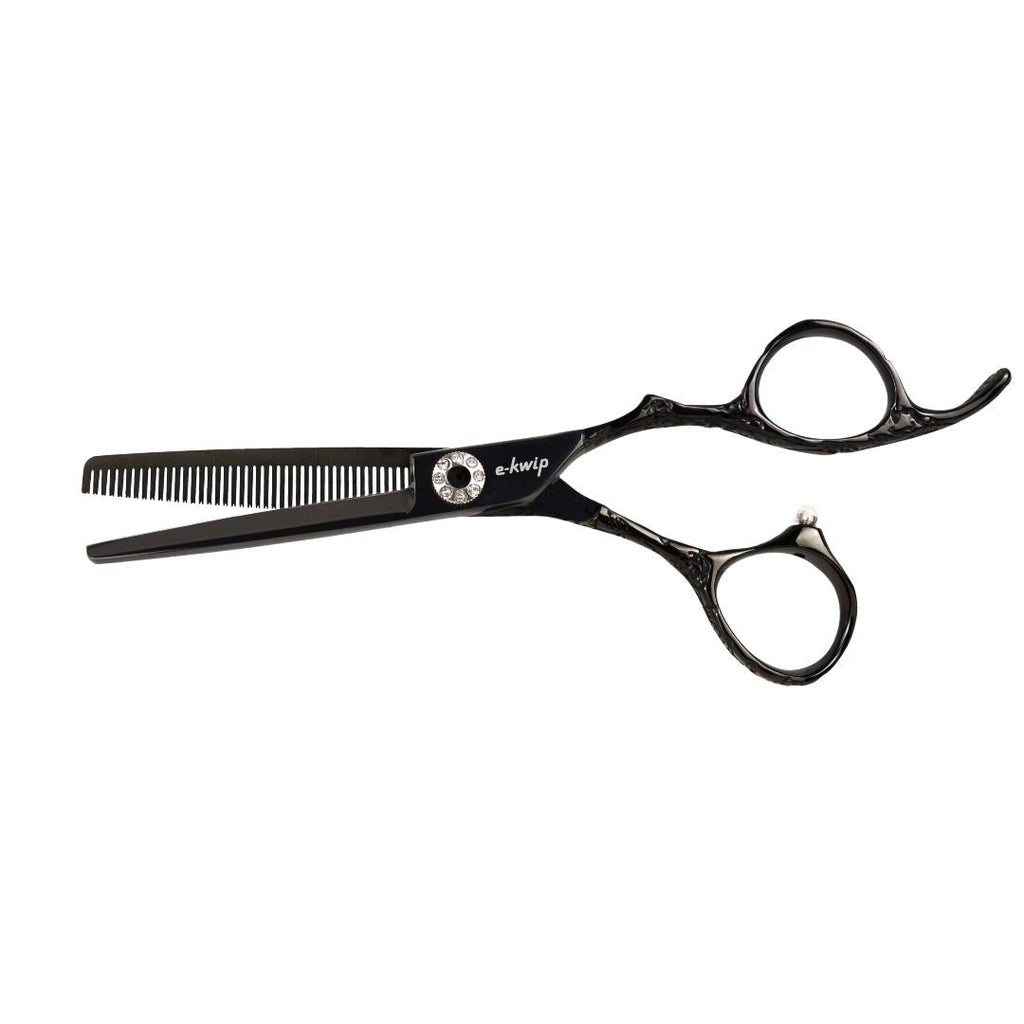 E-Kwip Black Flower Set 5,5'' - Sakset - E-Kwip - Nicca.fi