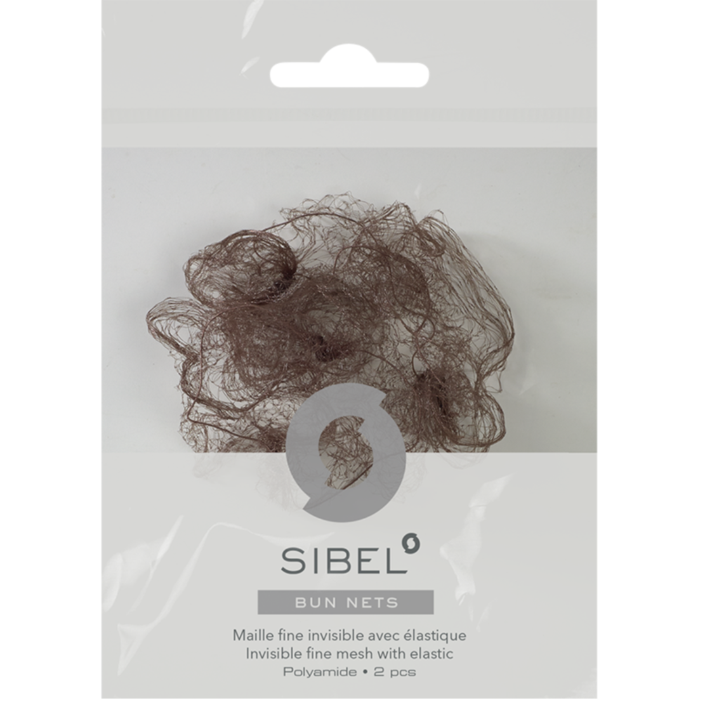 Sibel Nutturaverkko Medium Brown, 2 kpl-Sibel-Kauneustori
