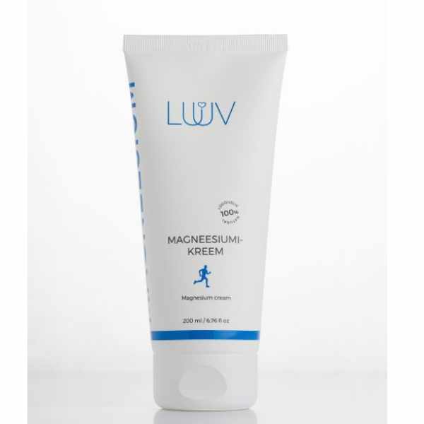 LUUV Magnesium Cream (ECOCERT /COSMOS )200 ml