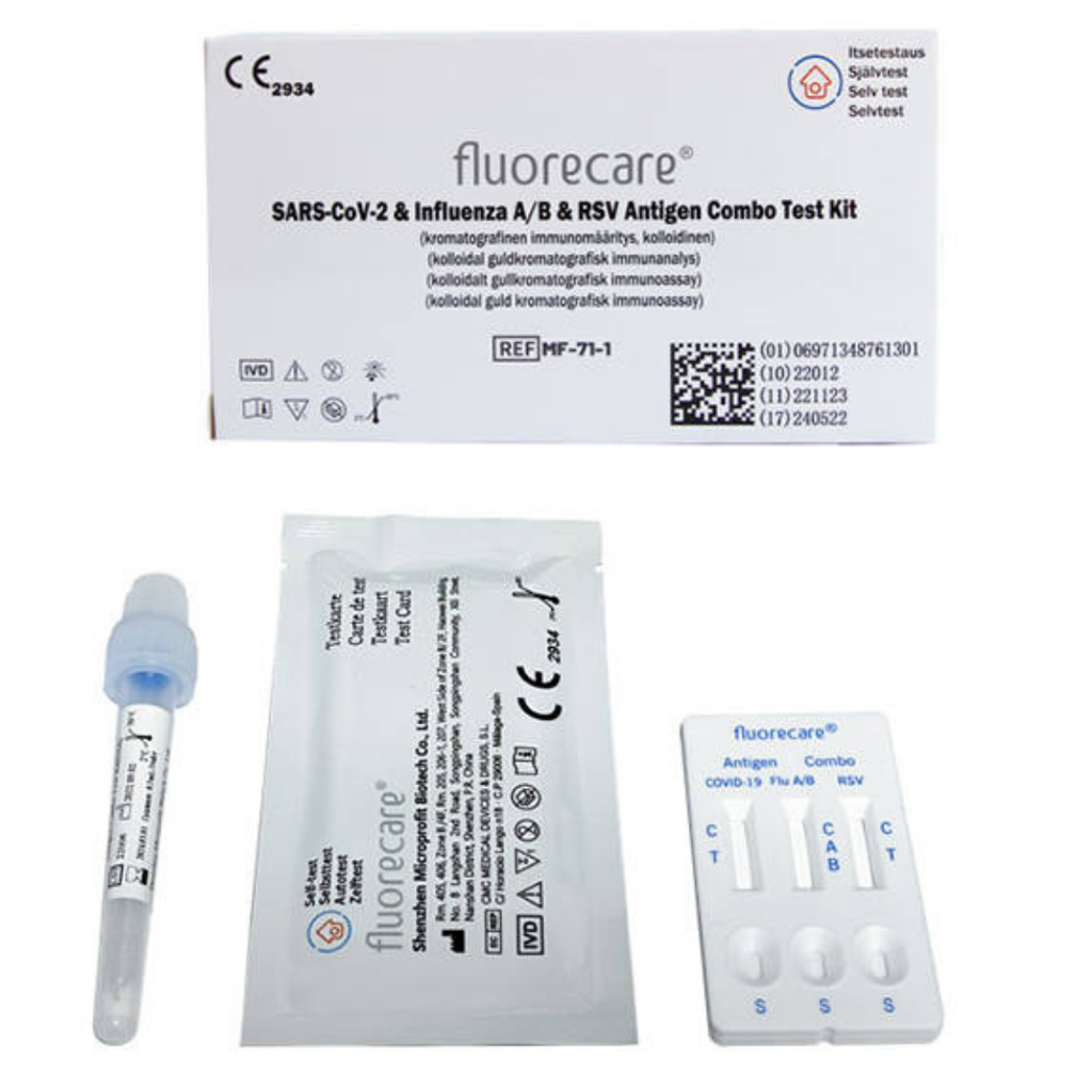 Fluorecare monitestipakkaus itsetestaukseen-Co-Test-Kauneustori