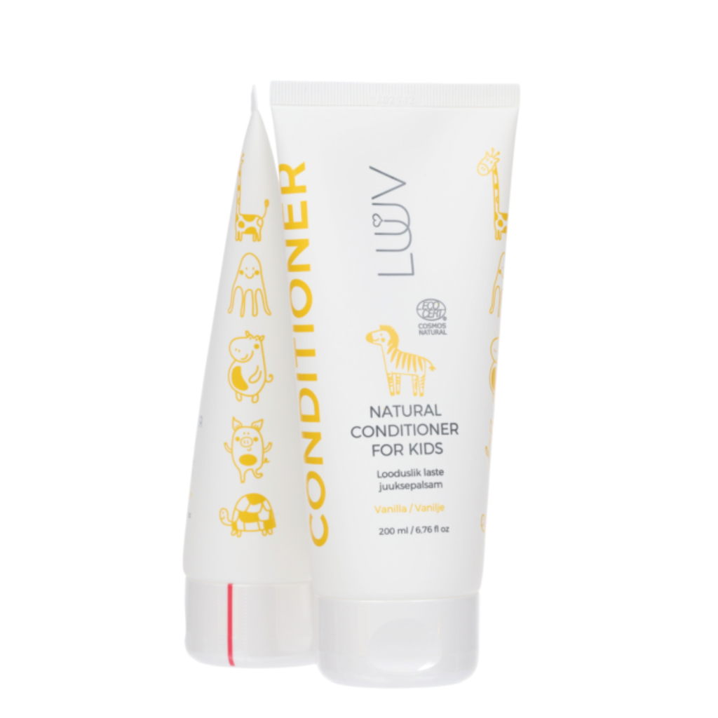Luuv Lasten hoitoaine vanilja(ECOCERT/COSMOS ) ,200 ml-Luuv-Kauneustori