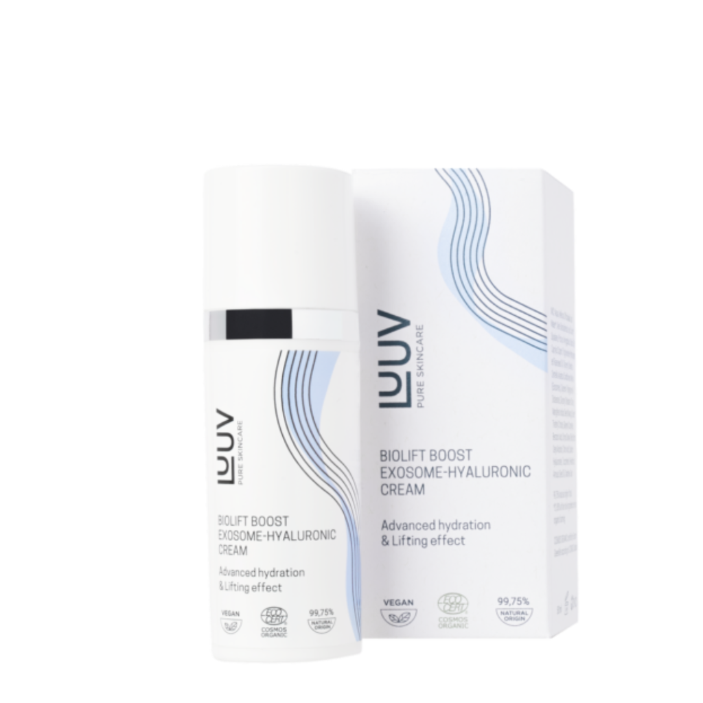 Luuv Kiinteyttävä kasvovoide eksosomeilla ja hyaluronihapolla 50ml (COSMOS ECOCERT)-Luuv-Kauneustori