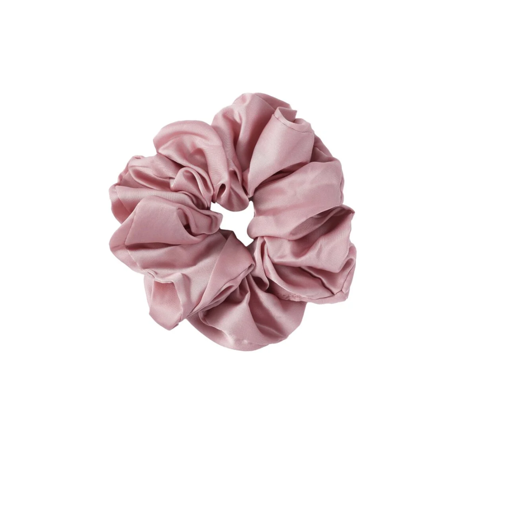 Satiininen hiusdonitsi / scrunchie pinkki-Sister Young-Kauneustori
