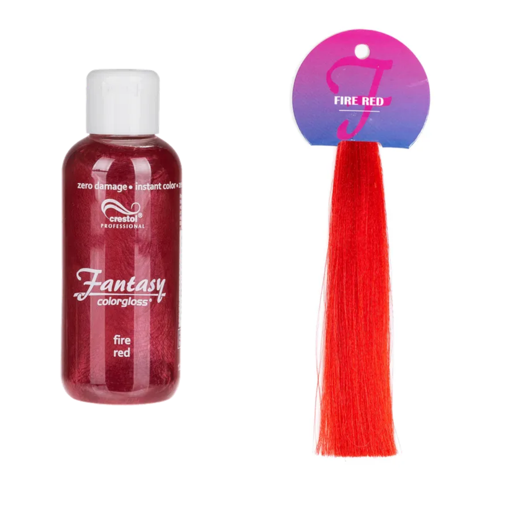 Crestol Fantasy Color suoraväri 125 ml – Fire Red (kirkas punainen) - Suoravärit - Crestol - Nicca.fi
