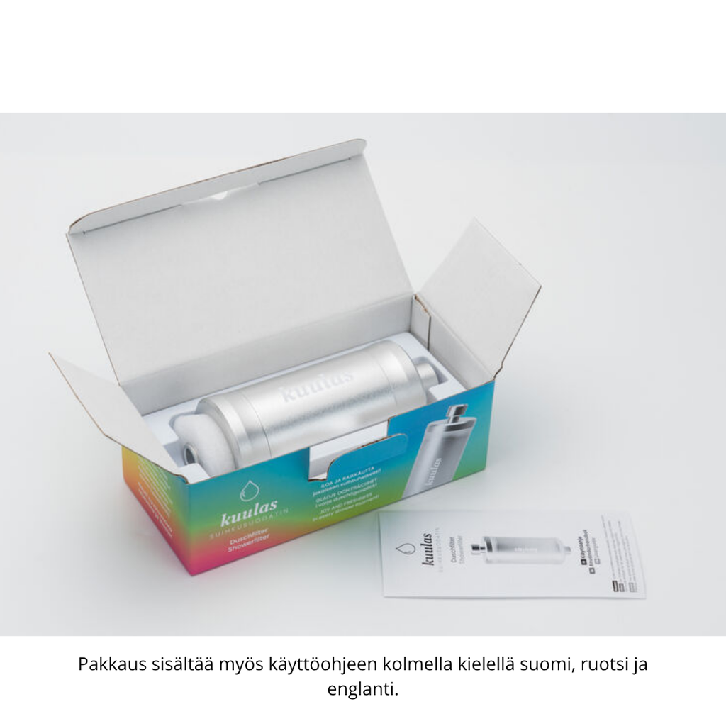 Kuulas Suihkusuodatin – Kauneus alkaa vedestä-Kuulas-Kauneustori