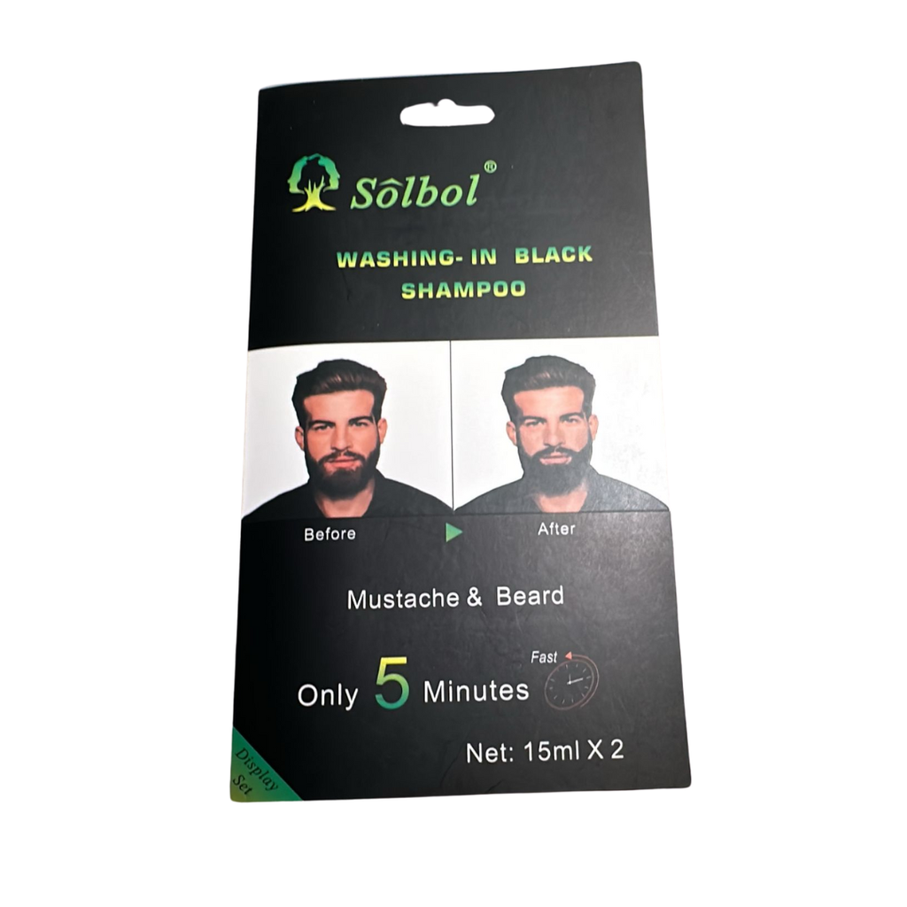 Solbol parranvärjäysshampoo musta 2x15ml-Solbol-Kauneustori