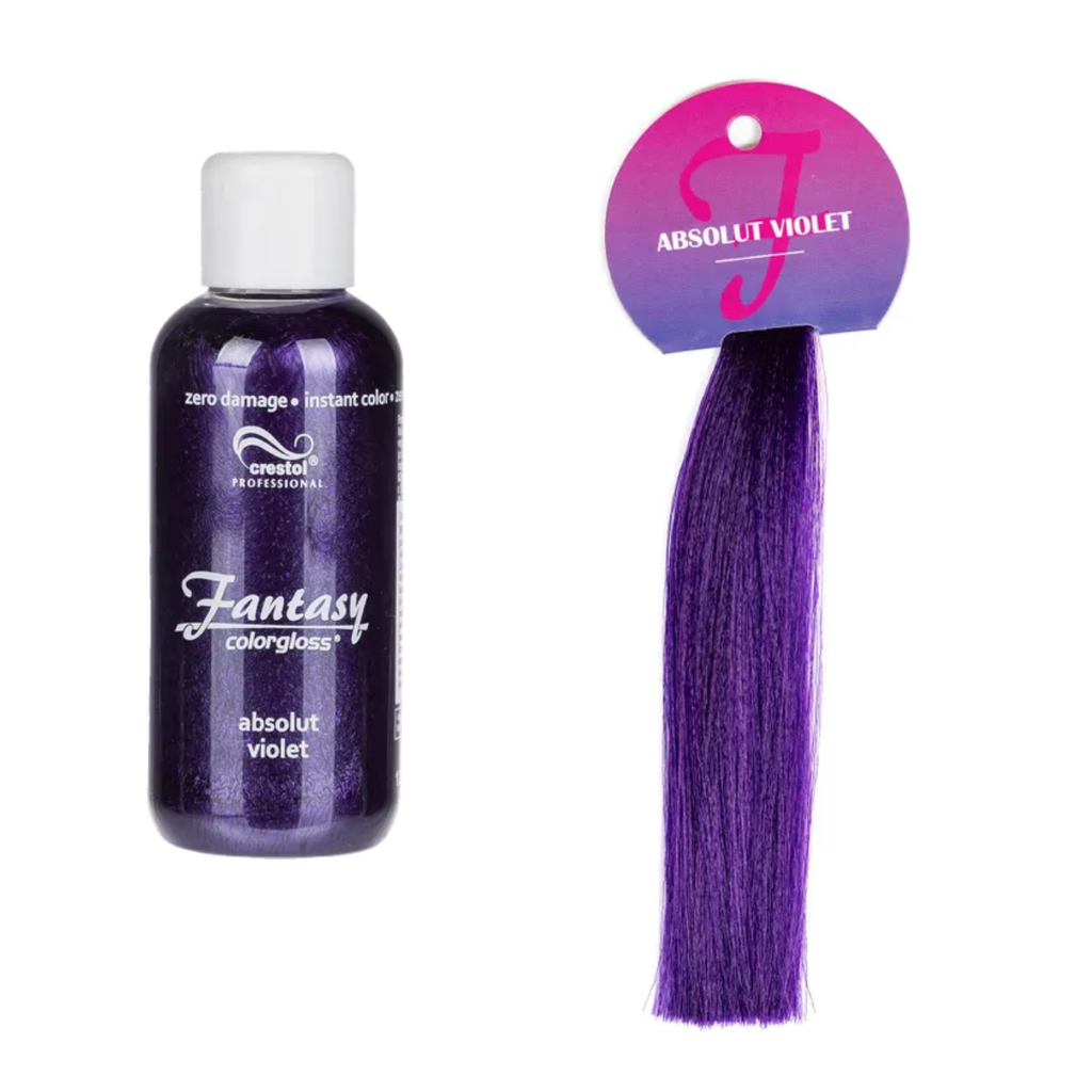 Crestol Fantasy Color suoraväri 125 ml – Absolut Violet (intensiivinen violetti) - Suoravärit - Crestol - Nicca.fi