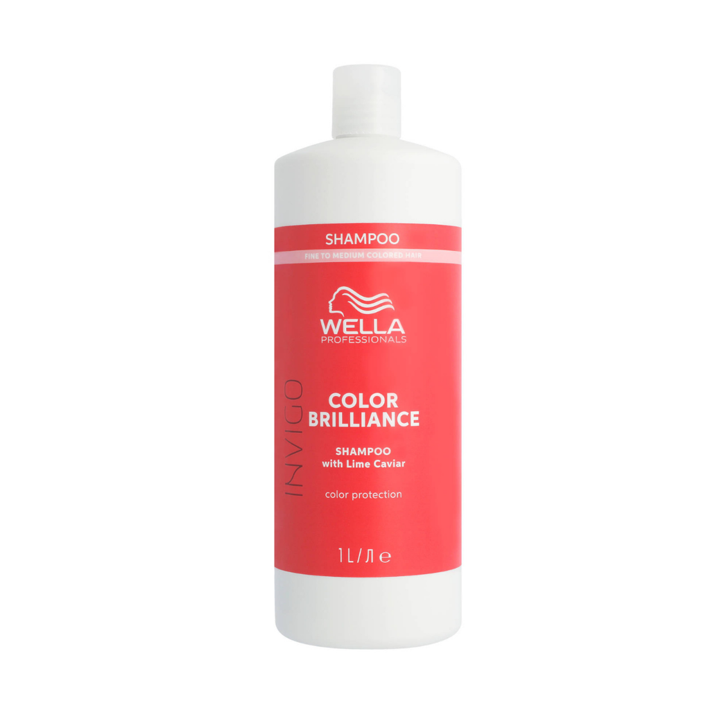 Wella Invigo Color Brilliance Shampoo Fine 1000ml - värjätyille hiuksille-wella-Kauneustori