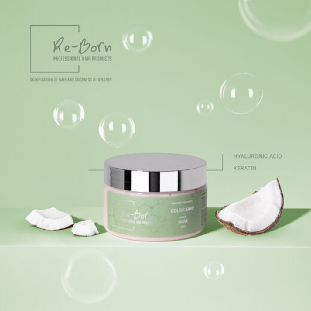 Re-Born Hairsolution Color Save Mask 250ml-Re-Born Hairsolution-Kauneustori