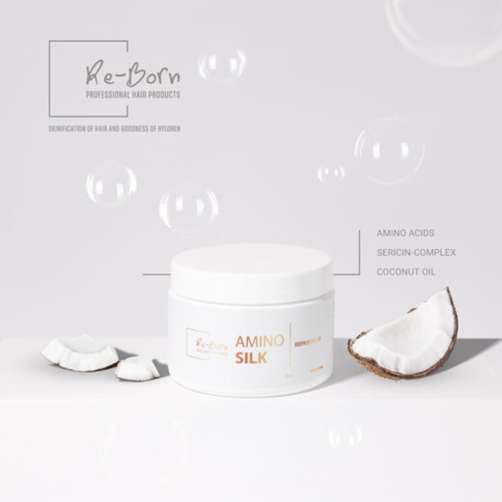Re-Born Hairsolution Amino Silk Repair Mask 300ml-Re-Born Hairsolution-Kauneustori