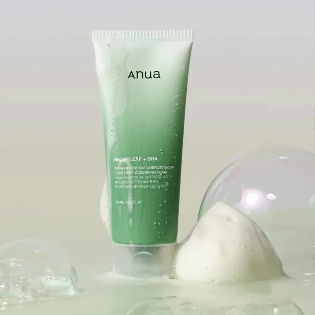 Anua Heartleaf Quercetinol Pore Deep Cleansing Foam - Puhdistusvaahto 150 ml-Anua-Kauneustori