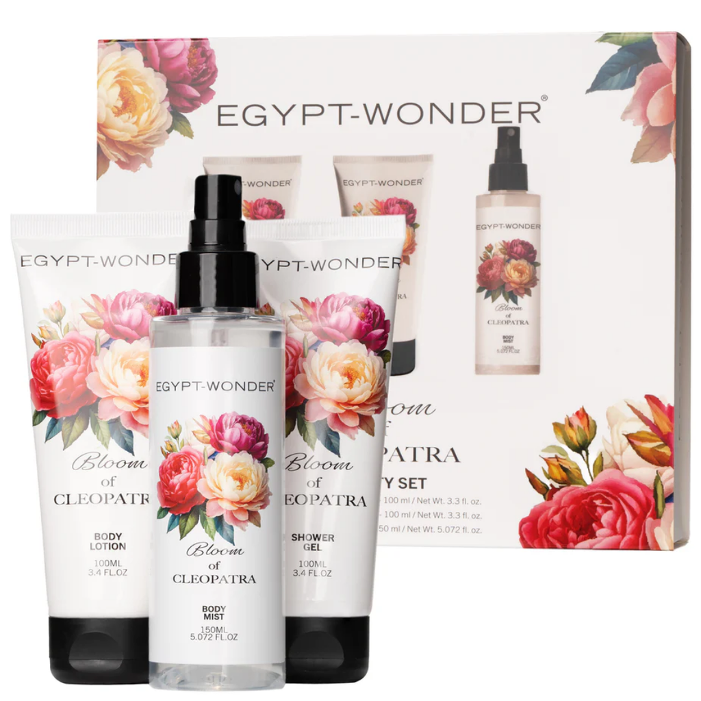 Egypt - Wonder  Cleopatran Kylpysarja – Ruusuntuoksuinen hemmottelusetti