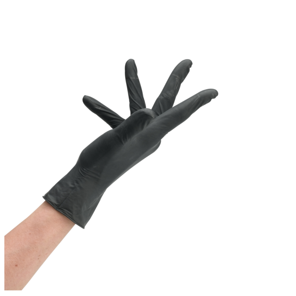 Nitriilikäsine Comfort 100 kpl, Koko XS ,musta - Nitriilikäsineet - Comfort - Nicca.fi