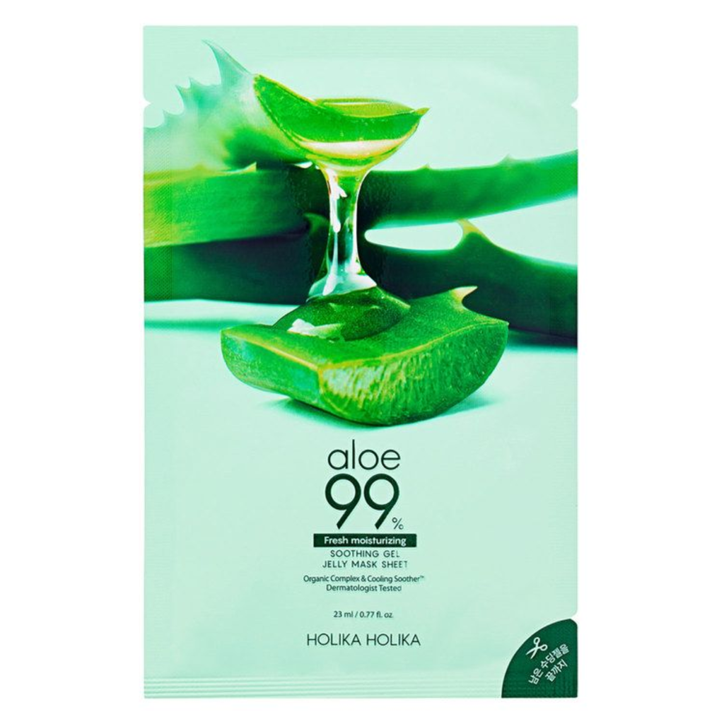 HOLIKA HOLIKA Aloe 99 % Soothing Gel Jelly Mask Sheet 23ml-Holika Holika-Kauneustori