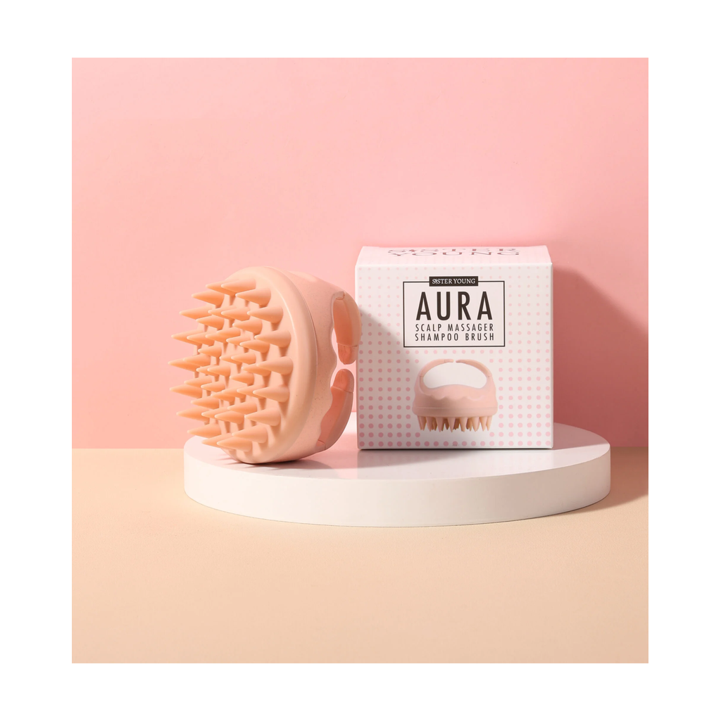 Sister Young Aura Shampoo Brush Nude Pink-SISTER YOUNG-Kauneustori