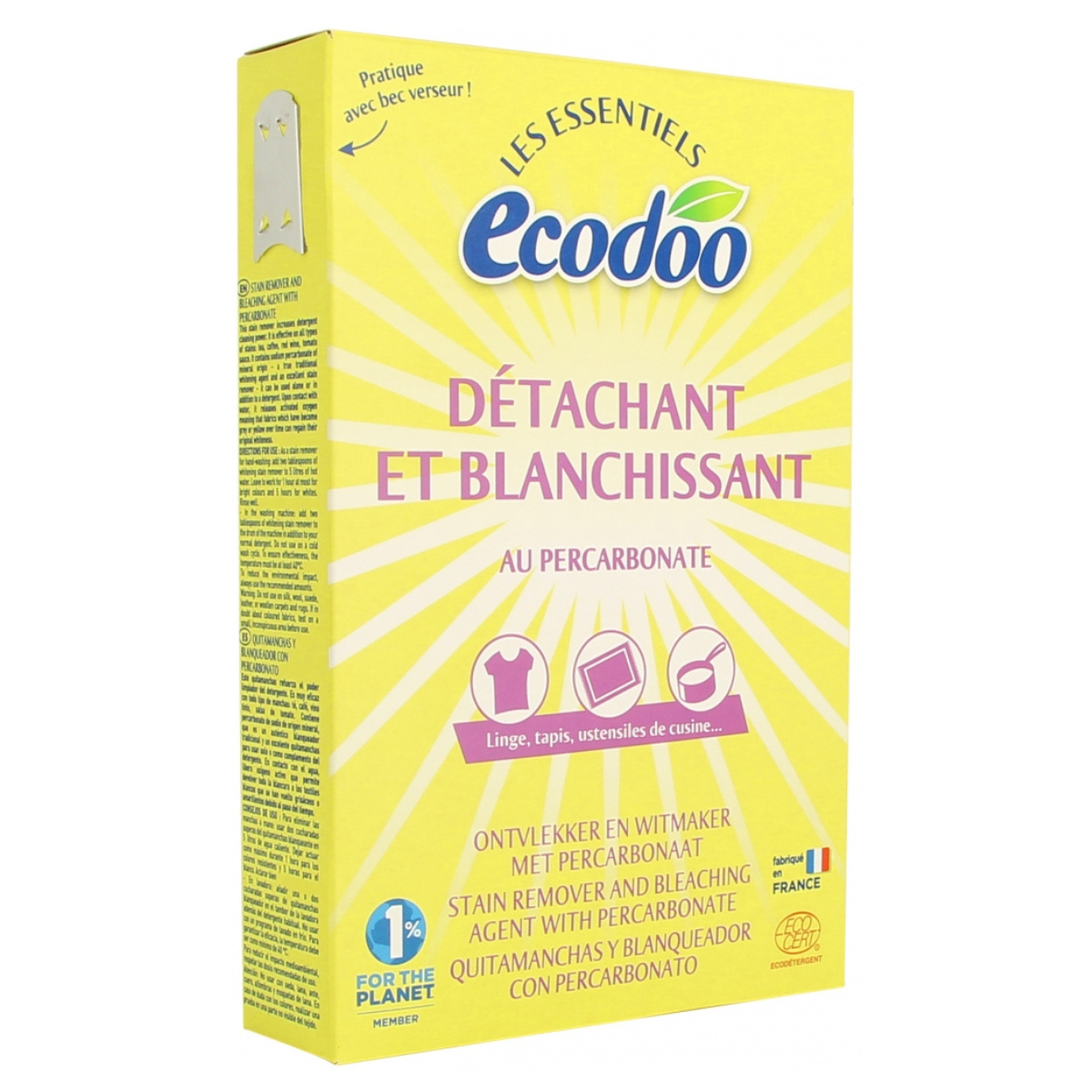 Ecodoo valkaisuaine ja tahrasuola 350 g