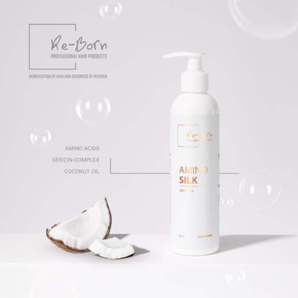 Re-Born Hairsolution Amino Silk Leave In 250ml-Re-Born Hairsolution-Kauneustori