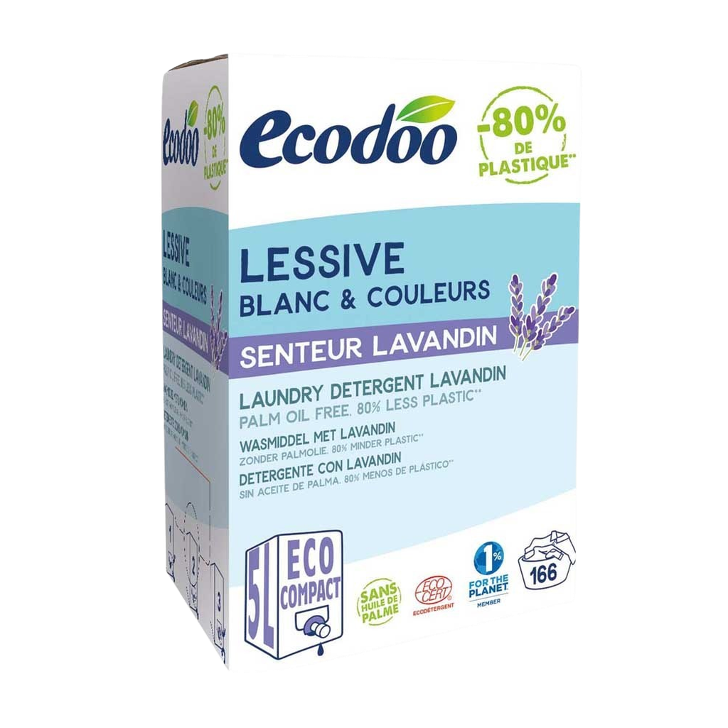 Ecodoo pyykinpesuaine Laventeli, hanapakkaus, 5 l-Ecodoo-Kauneustori
