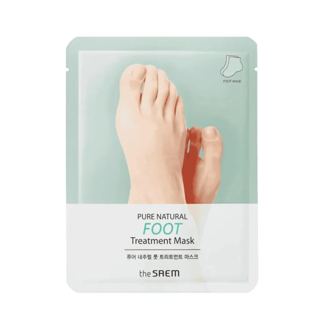 THE SAEM Pure Natural Foot Treatment Mask -jalkanaamio-THE SAEM-Kauneustori
