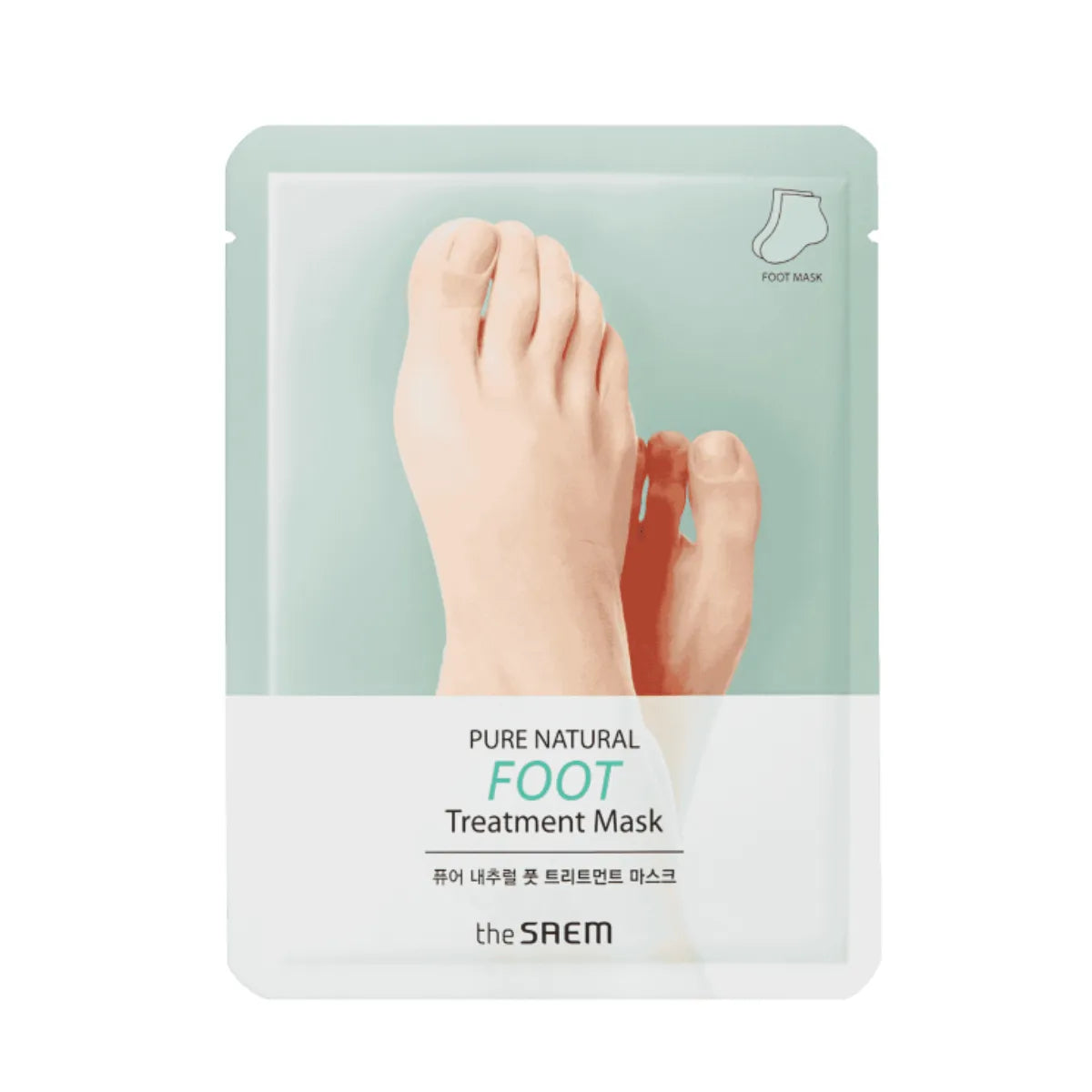 THE SAEM Pure Natural Foot Treatment Mask -jalkanaamio