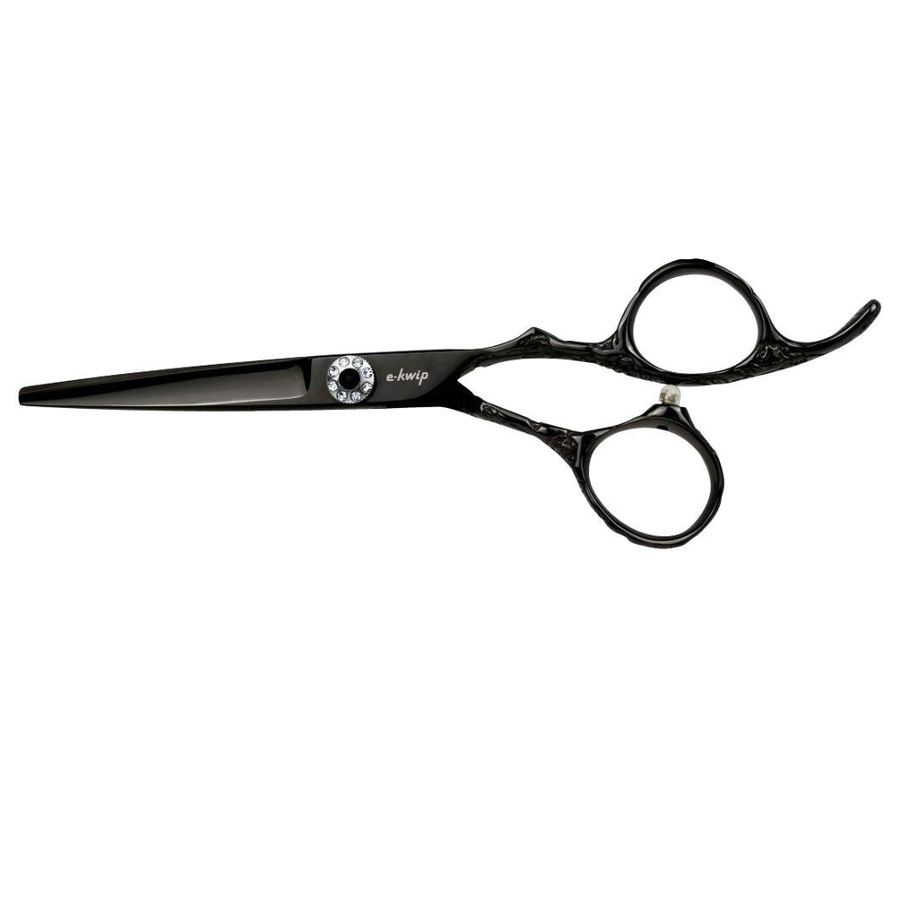 E-Kwip Black Flower Set 5,5'' - Sakset - E-Kwip - Nicca.fi