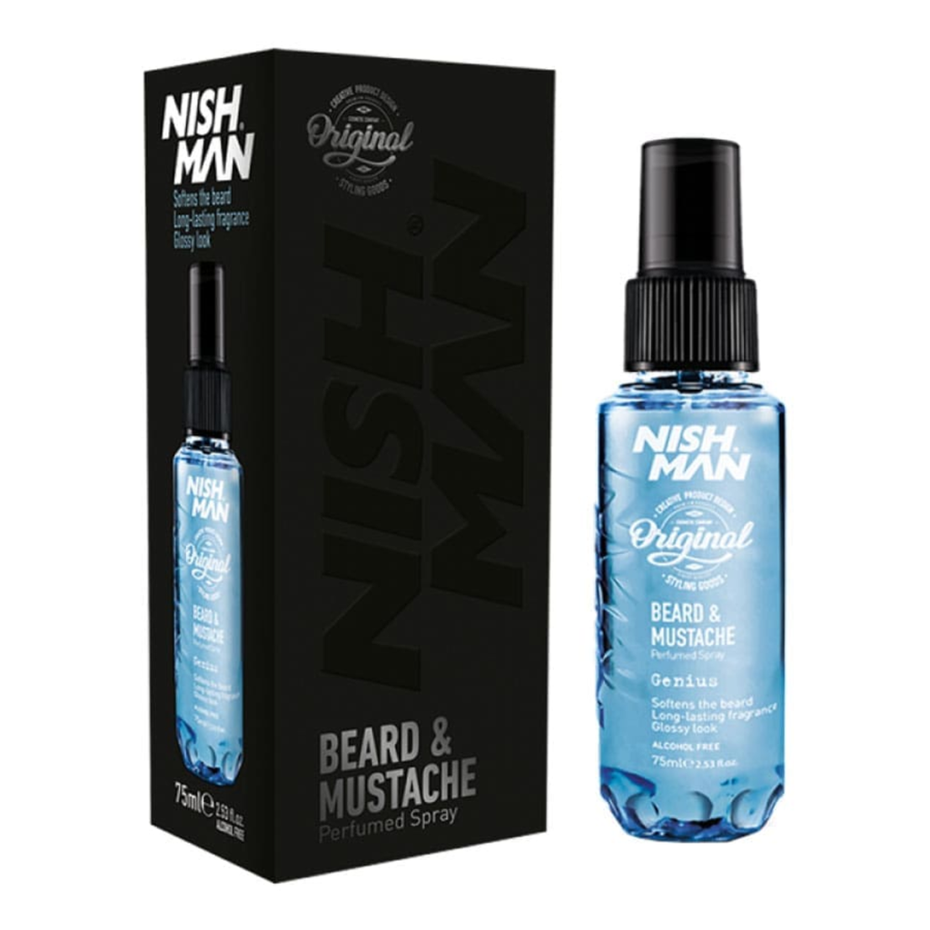 Beard & Mustache Perfumed Spray, 75ml-Nishman-Kauneustori