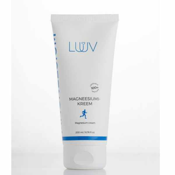 LUUV Magnesium Cream (ECOCERT /COSMOS )200 ml