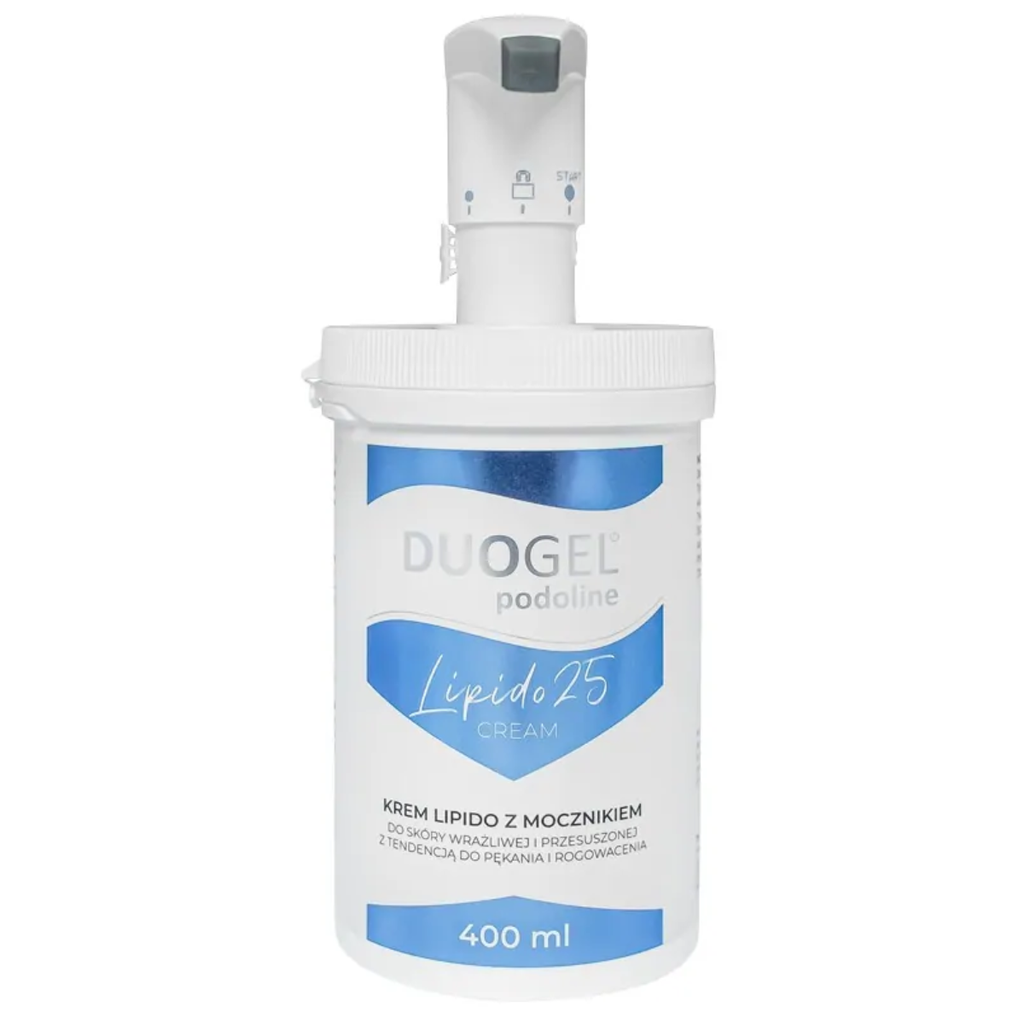Duogel Lipido Cream with Urea 25%, 400 ml pumpulla-Duogel-Kauneustori