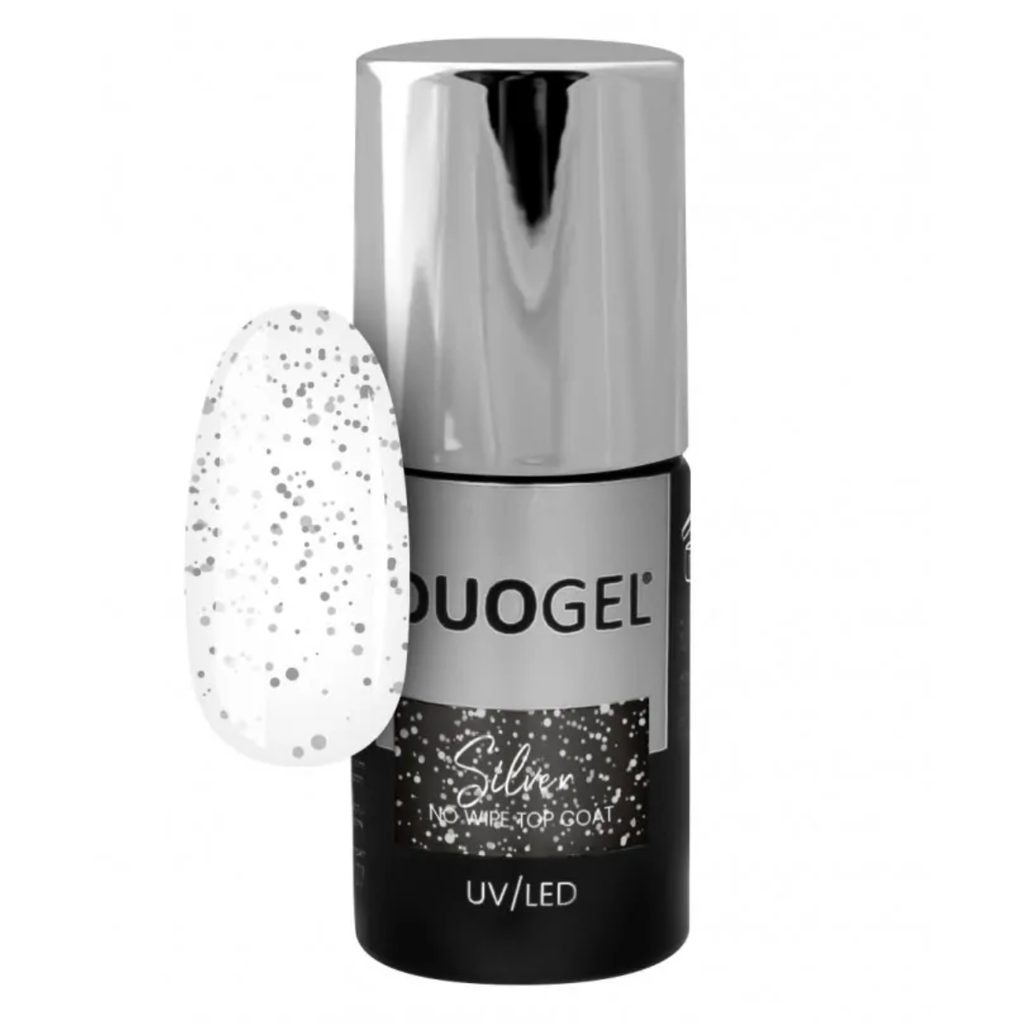 DUOGEL Top Coat Silver No Wipe - 6 ml-Duogel-Kauneustori