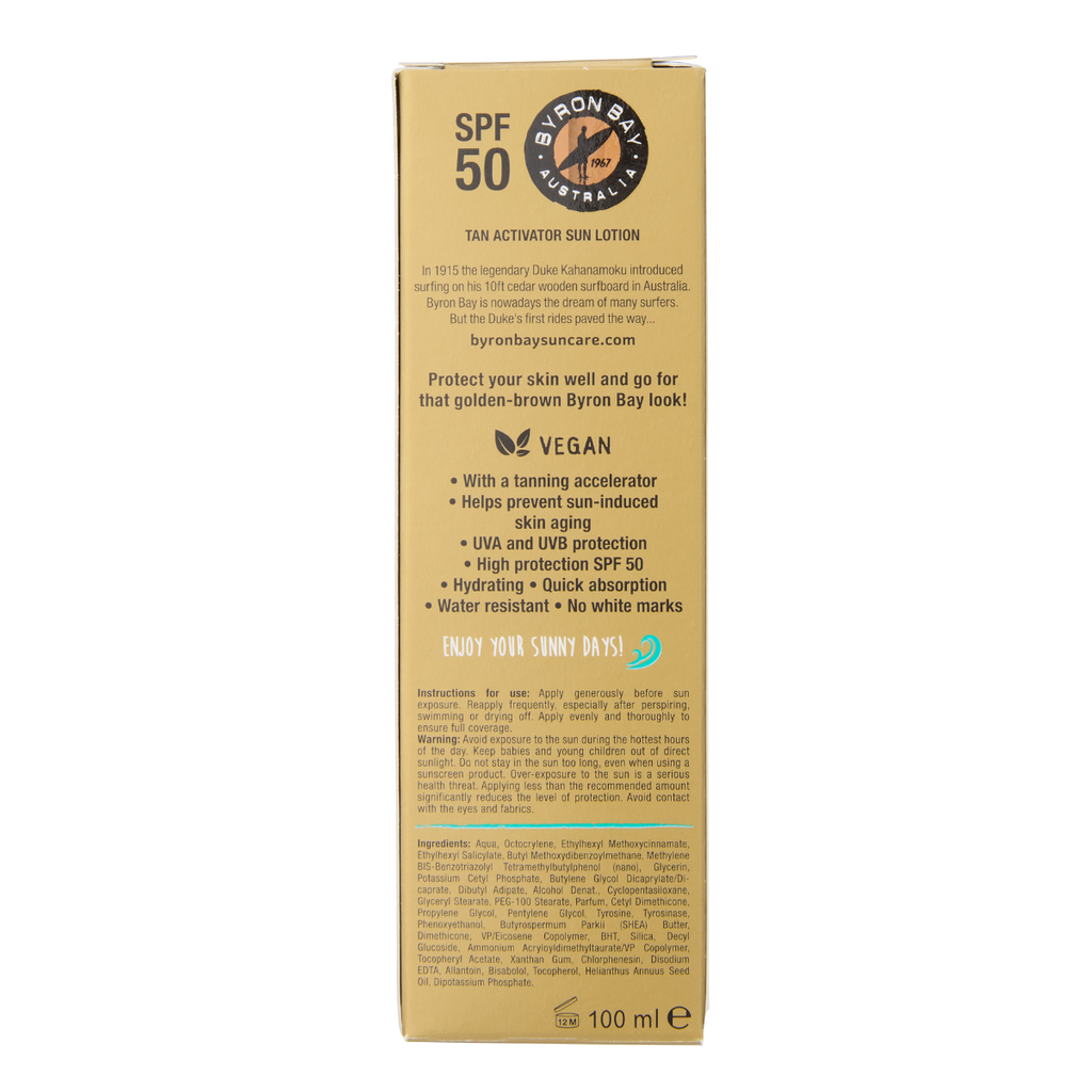 Byron Bay Tan Activator 100 ml Travel Size SPF 50-Byron Bay-Kauneustori