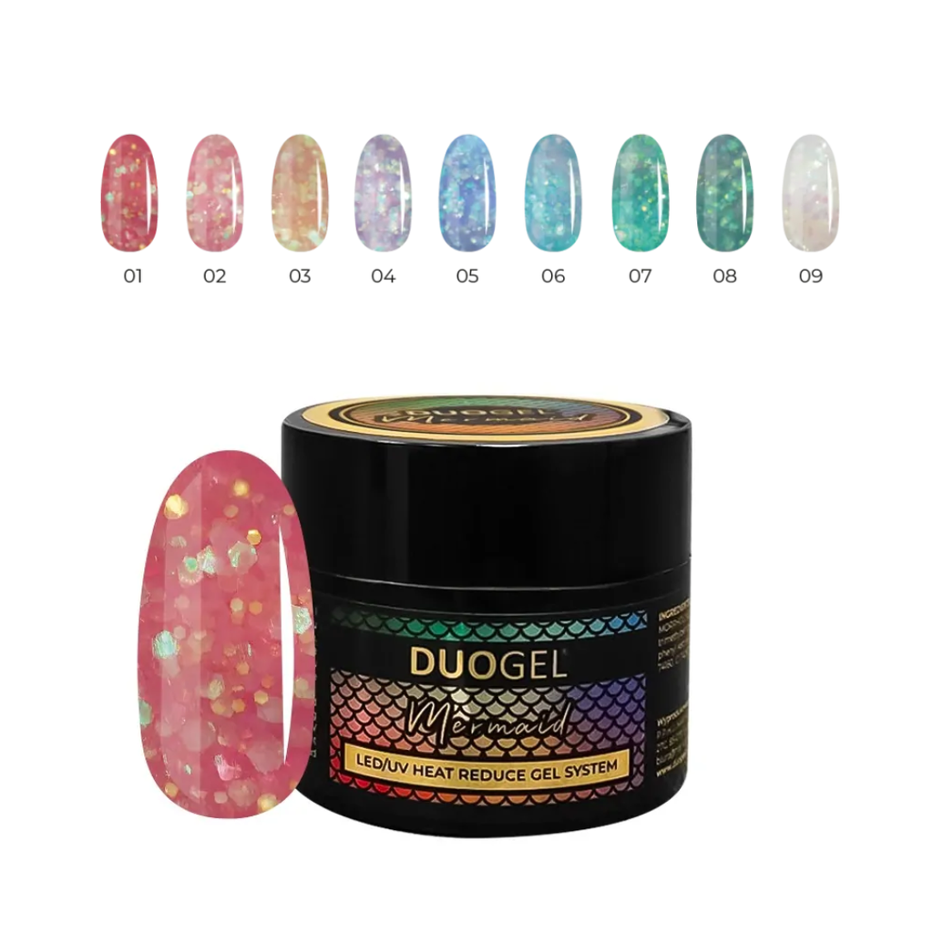 Duogel Mermaid Led/ Uv Geelit 15 g-Duogel-Kauneustori