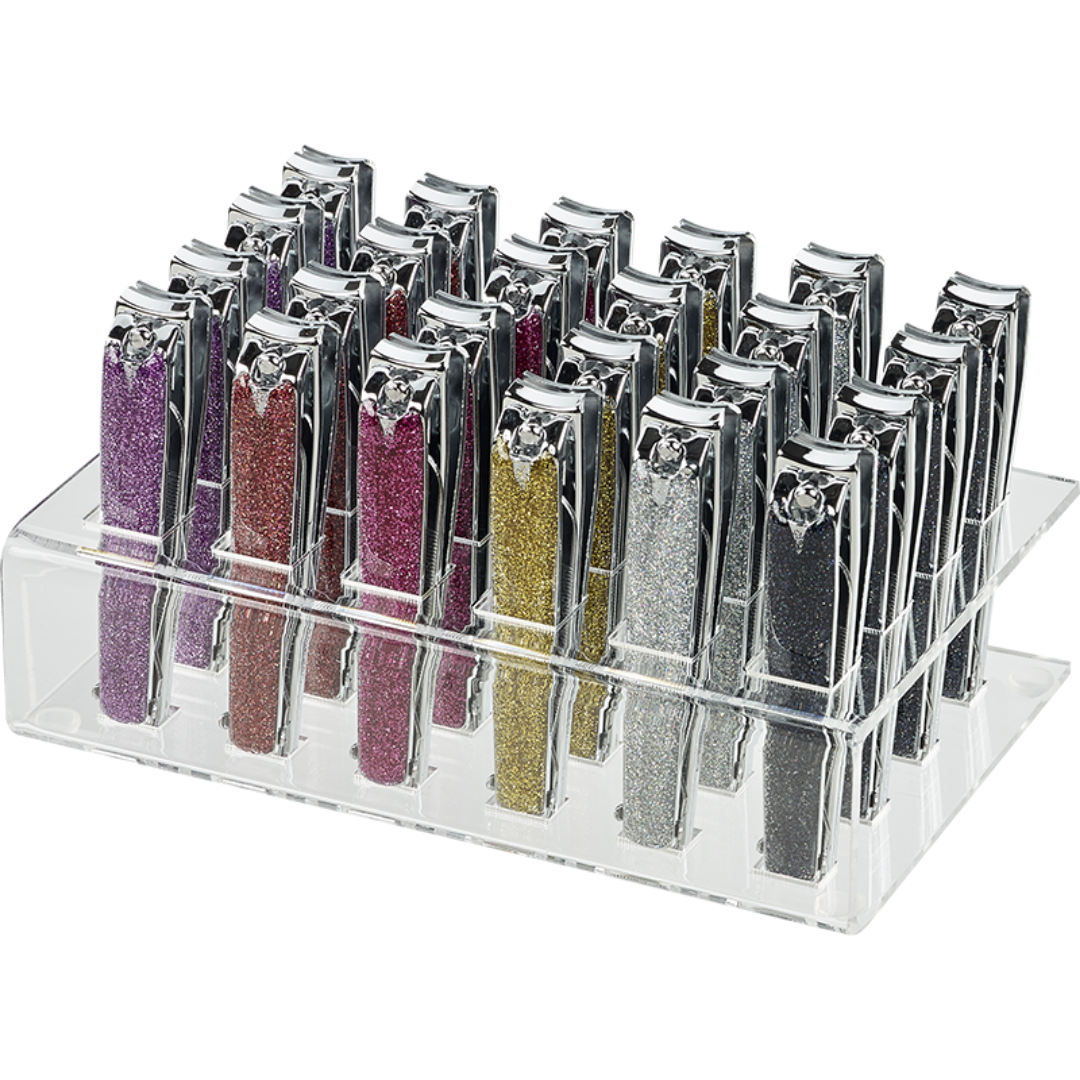 Sibel EOYG Glitter ‑kynsileikkuri 6 cm i kpl