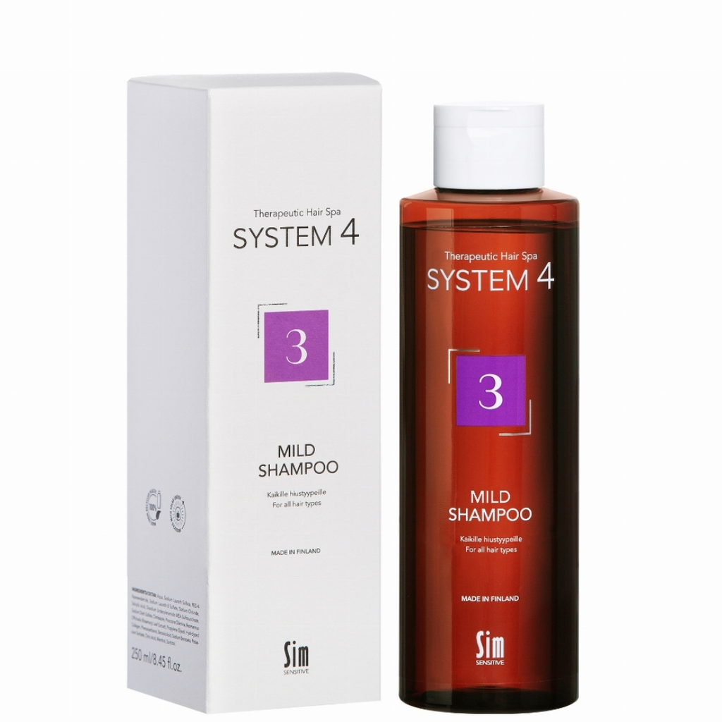 Sim System4 mild shampoo-kaikille hiustyypeille 250ml (3)-Sim-Kauneustori