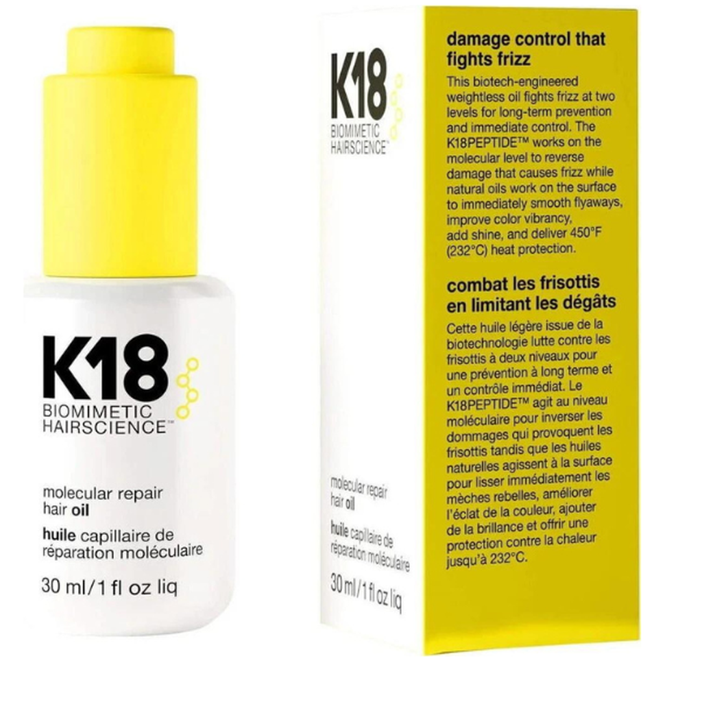 K18Hair Molecular Repair Hair Oil -hiusöljy 30ml-K18-Kauneustori