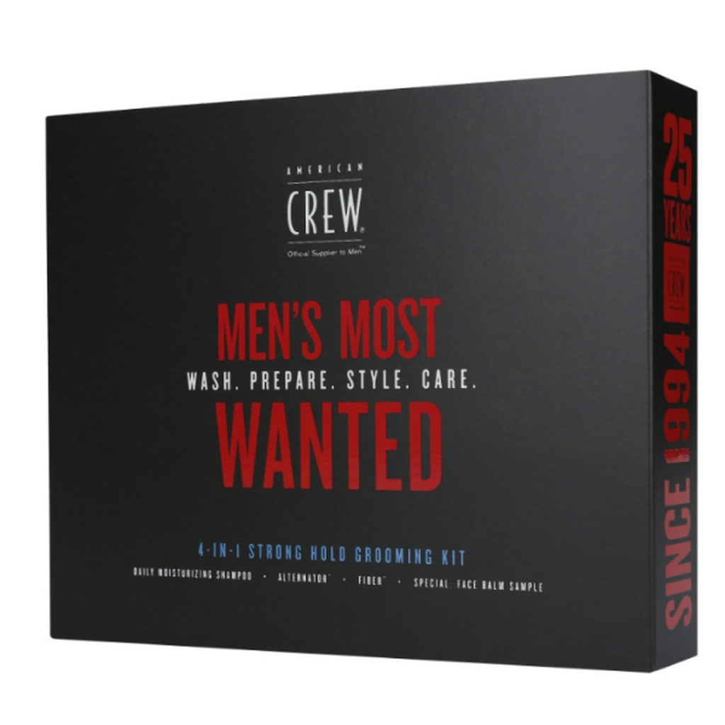 American Crew Men&#39;s Most Wanted 4-in-1 Strong Hold Grooming Setti-American Crew-Kauneustori